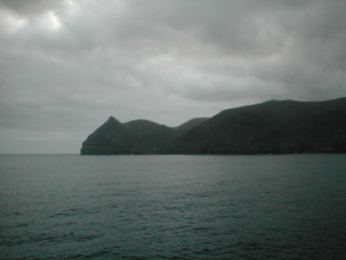 My first ever view of St Helena